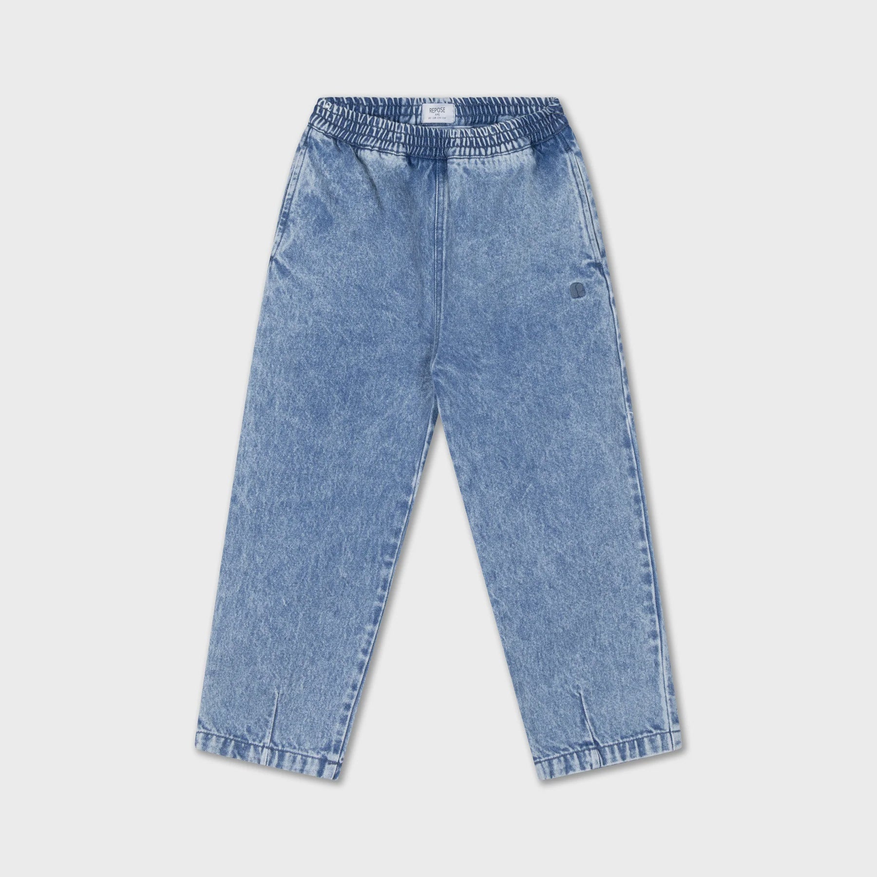 Repose Ams | Barrel jeans pant - acid blue