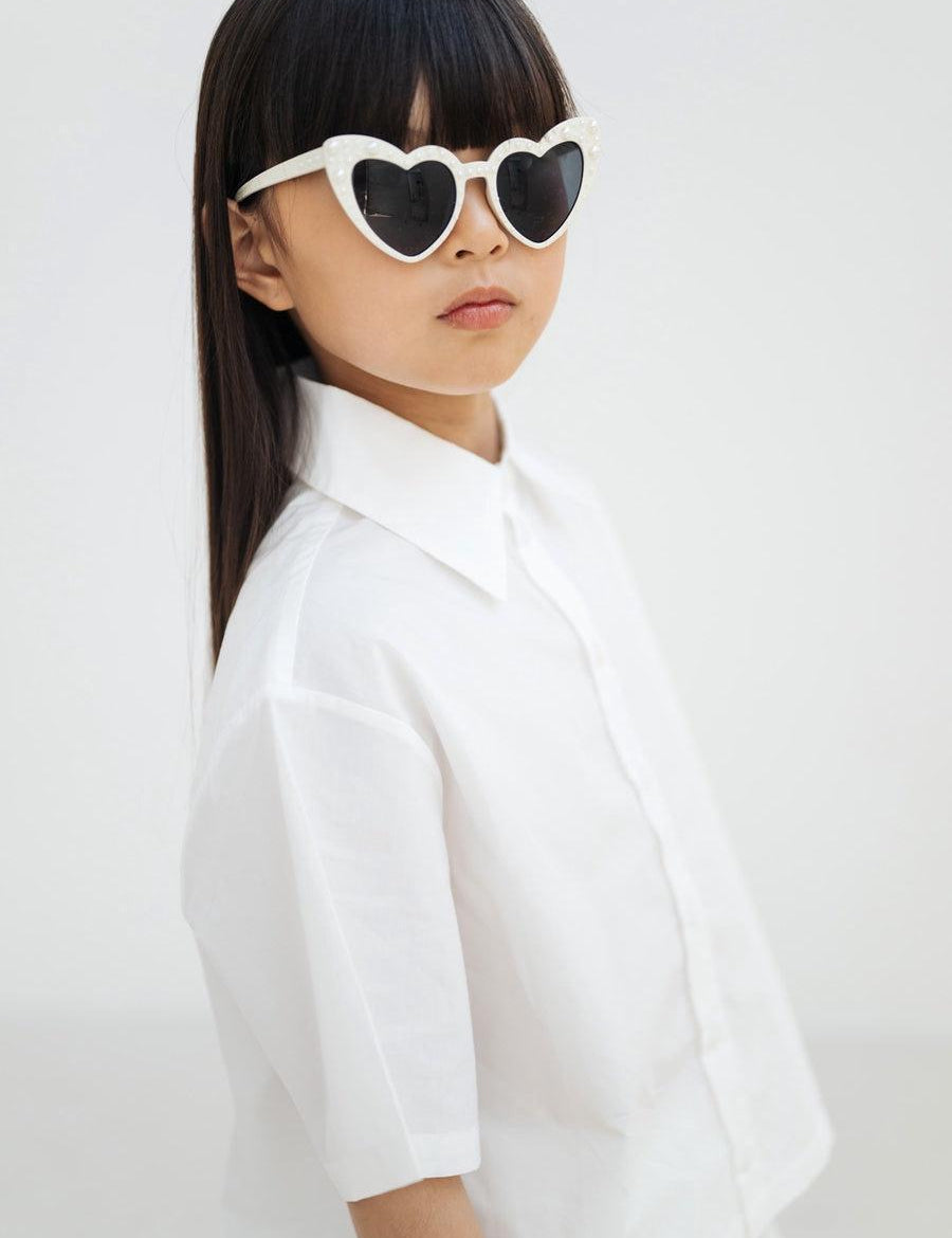 Repose Ams | Boxy blouse | Crips white