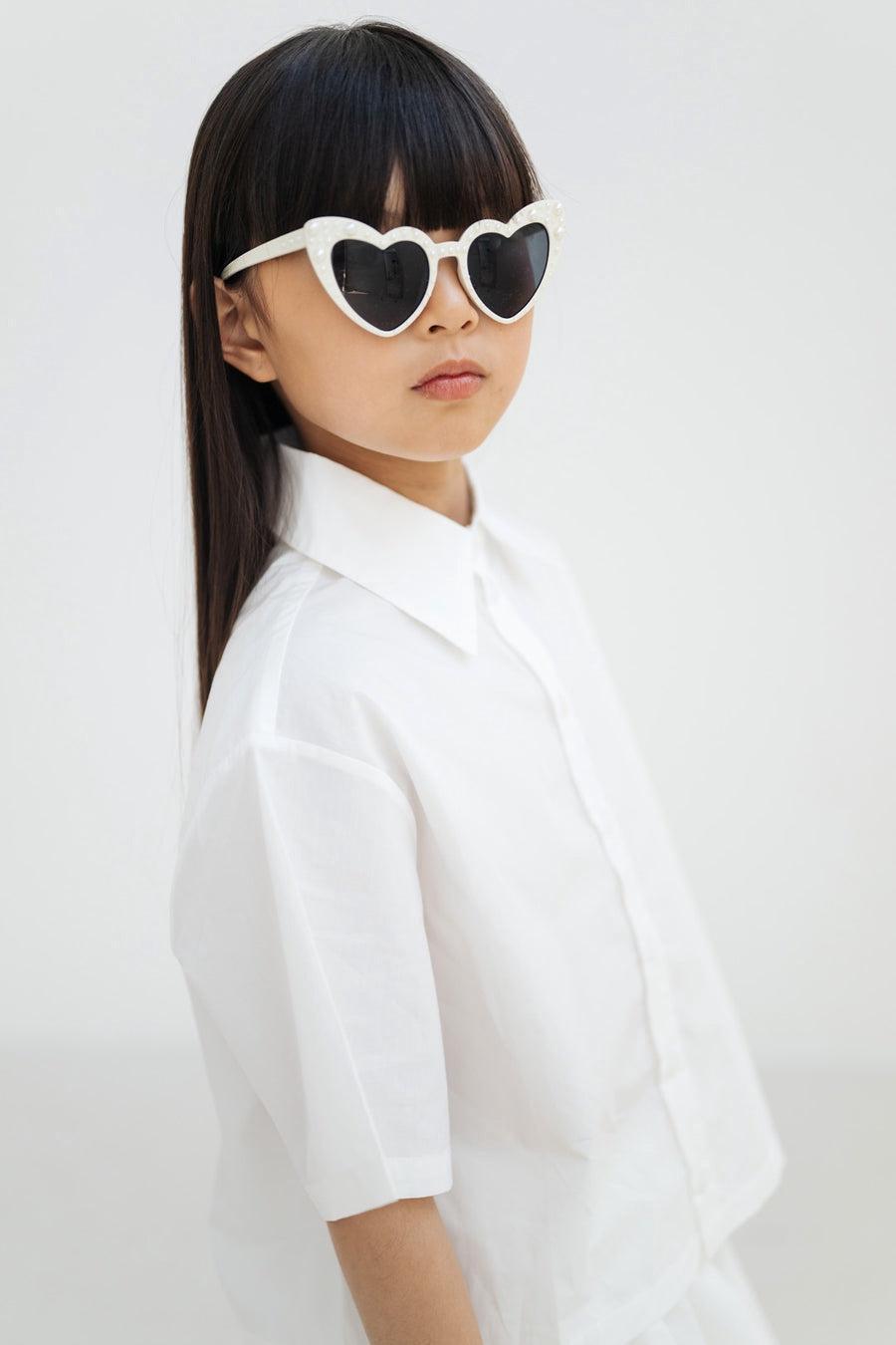 Repose Ams | Boxy blouse | Crips white
