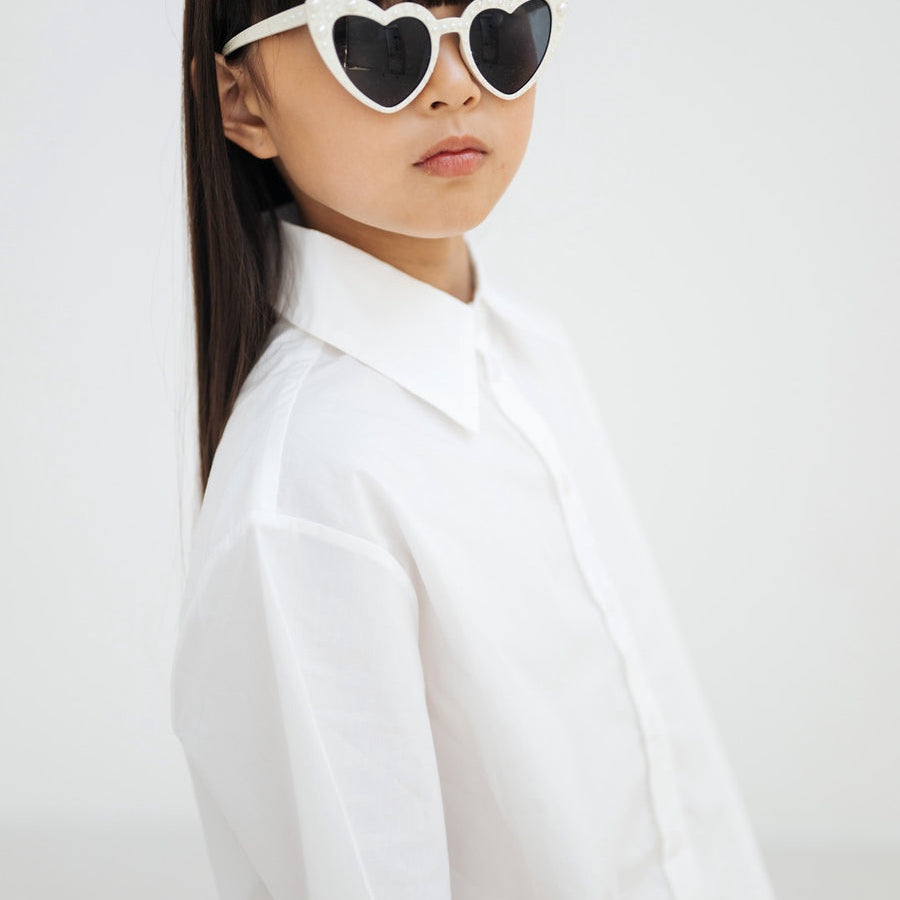 Repose Ams | Boxy blouse | Crips white