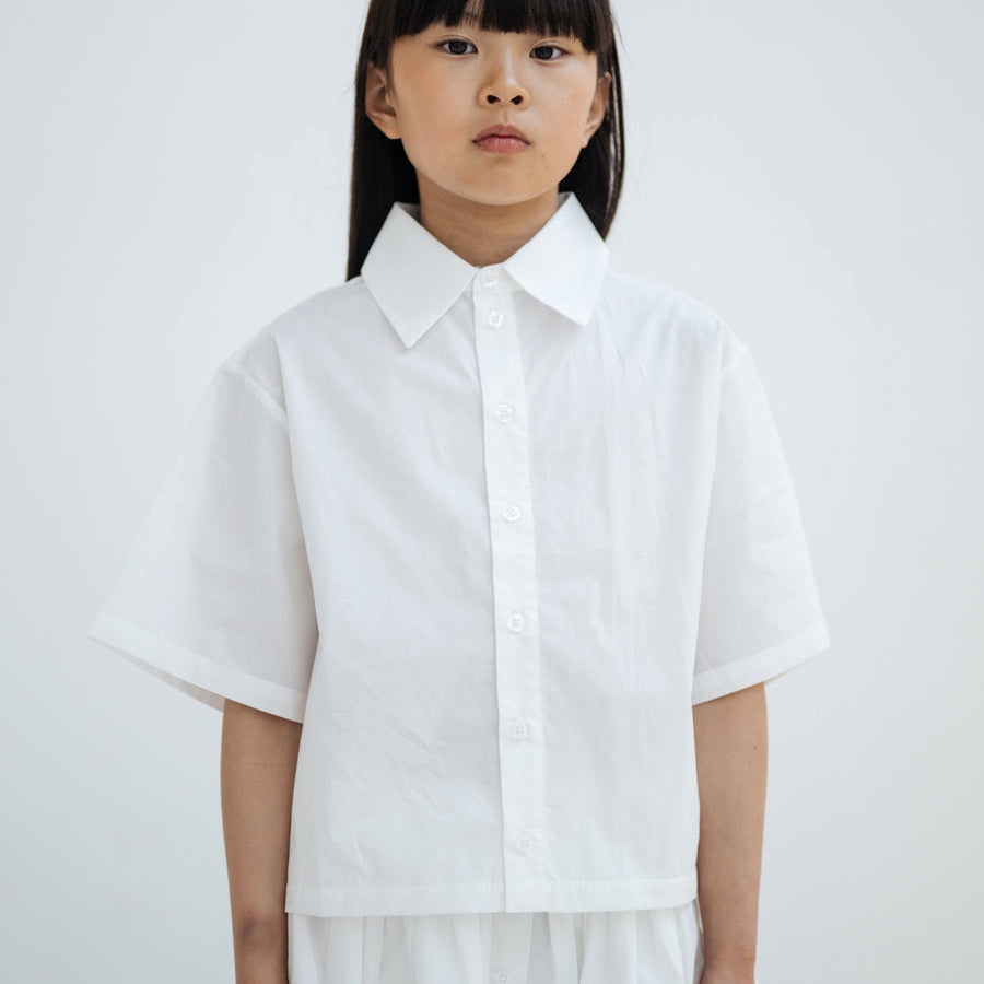 Repose Ams | Boxy blouse | Crips white
