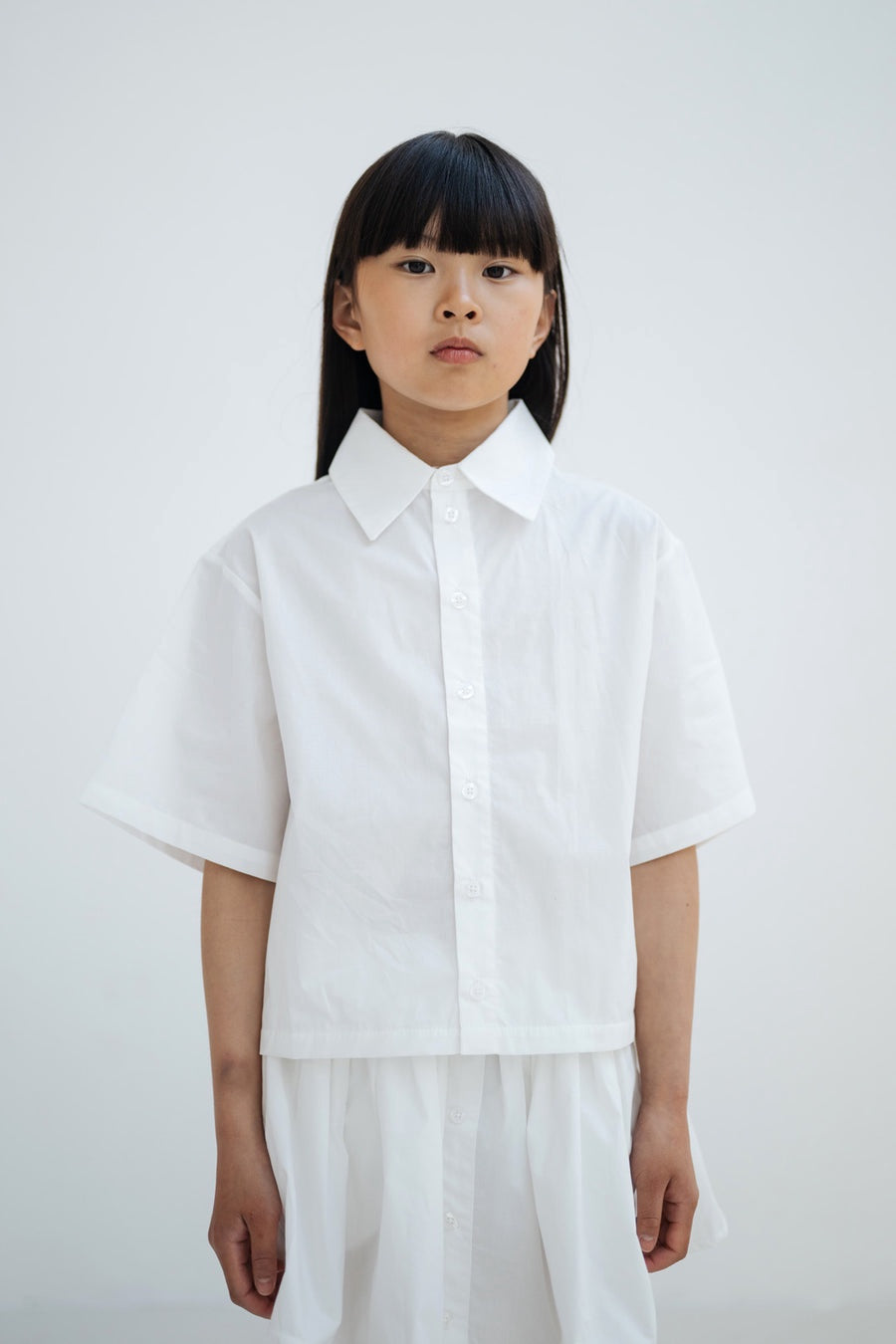Repose Ams | Boxy blouse | Crips white