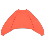 Repose Ams | Crop heart sweater | Coral dusk