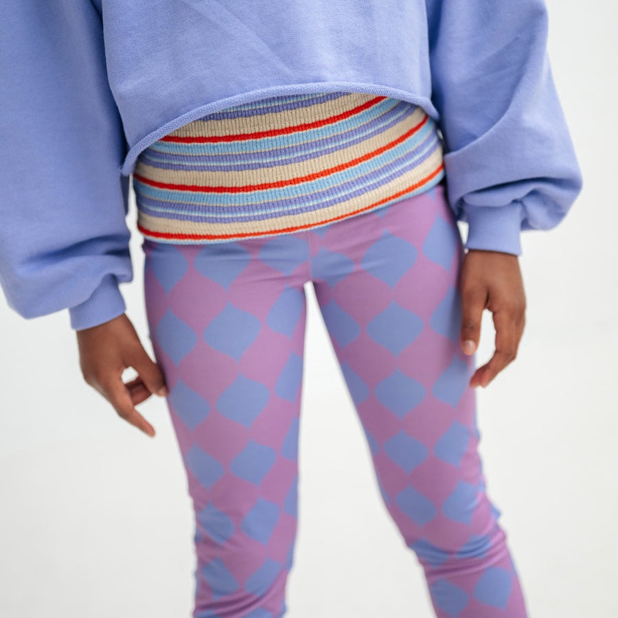 Repose Ams | Crop heart sweater | Glacier bloom