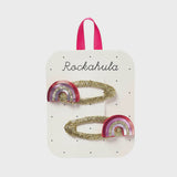 Rockahula| Carnaval rainbow clips