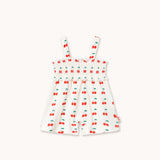Tiny Cottons | CHERRIES ONE-PIECE off-white