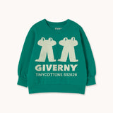 Tiny Cottons | FROG & FROG GRAPHIC SWEATSHIRT dark emerald