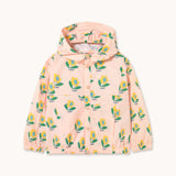 Tiny Cottons |Tiny flower woven jacket | Pastel pink