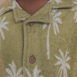 Salted Stories | Beach palms loose shirt - iguana