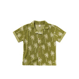 Salted Stories | Beach palms loose shirt - iguana
