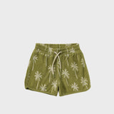 Salted Stories | Beach palms shorts - iguana