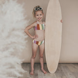 Salted Stories | Multi Stripe bikini multicolor
