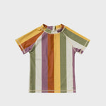 Salted Stories | Multi stripe swim tee multicolor