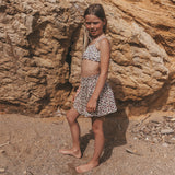 Salted Stories | Sparkly flower bikini bombay brown