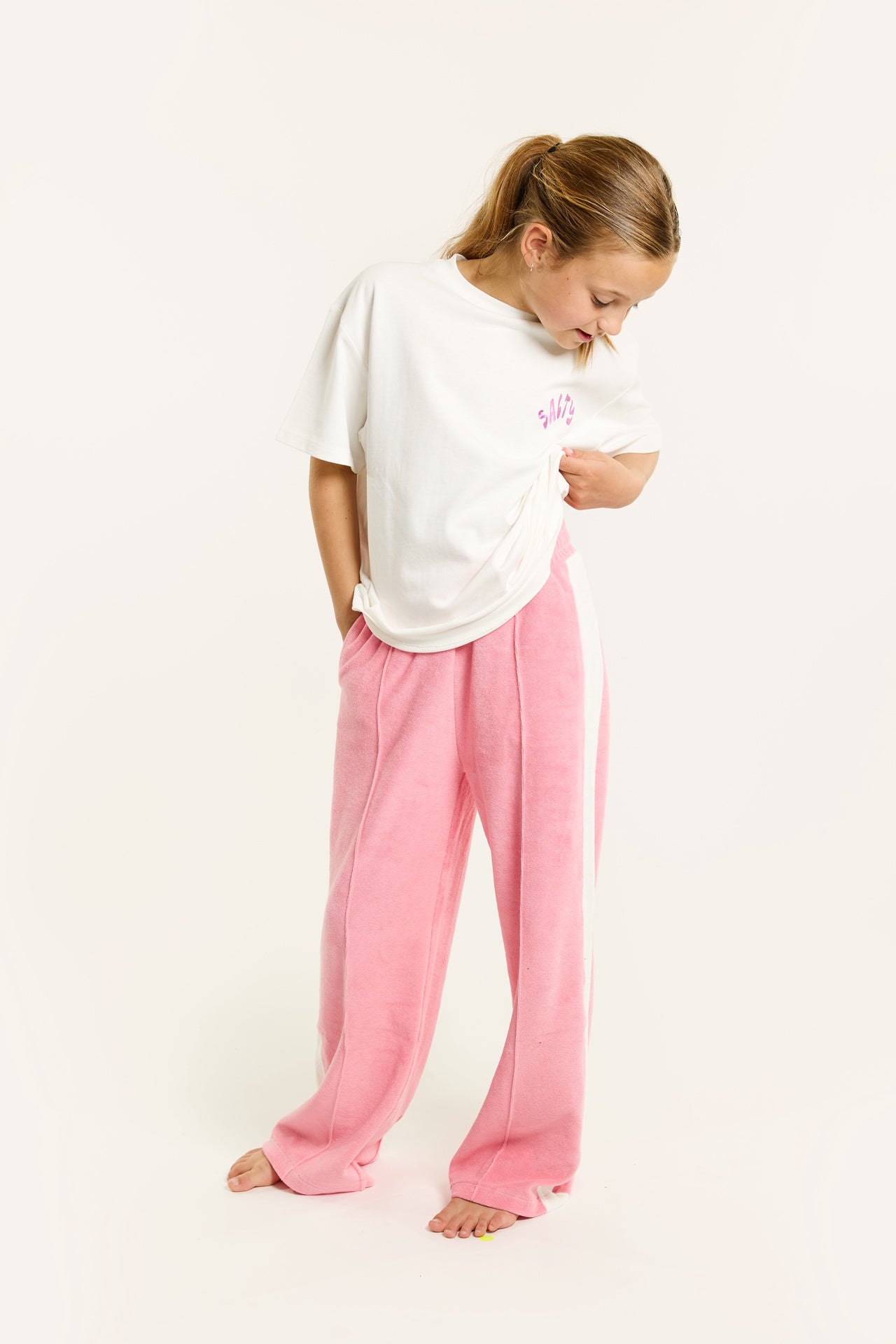 Salty Stitch | Salty track pants pink