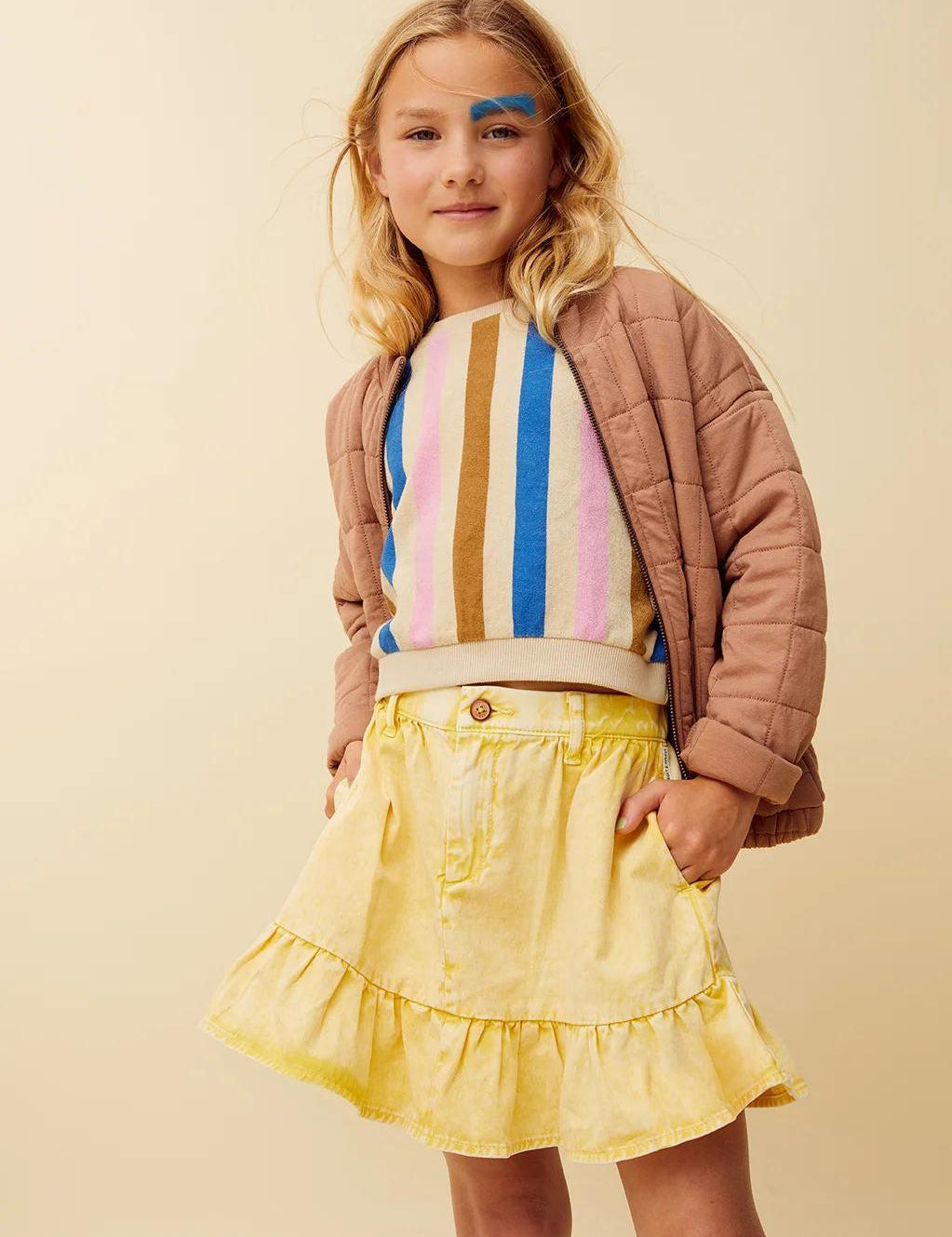 Sproet & Sprout | Cropped sweatshirt stripes