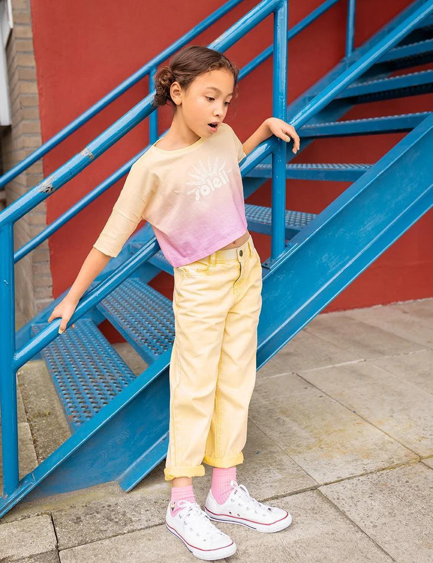 Sproet & Sprout | Denim pants pastel yellow
