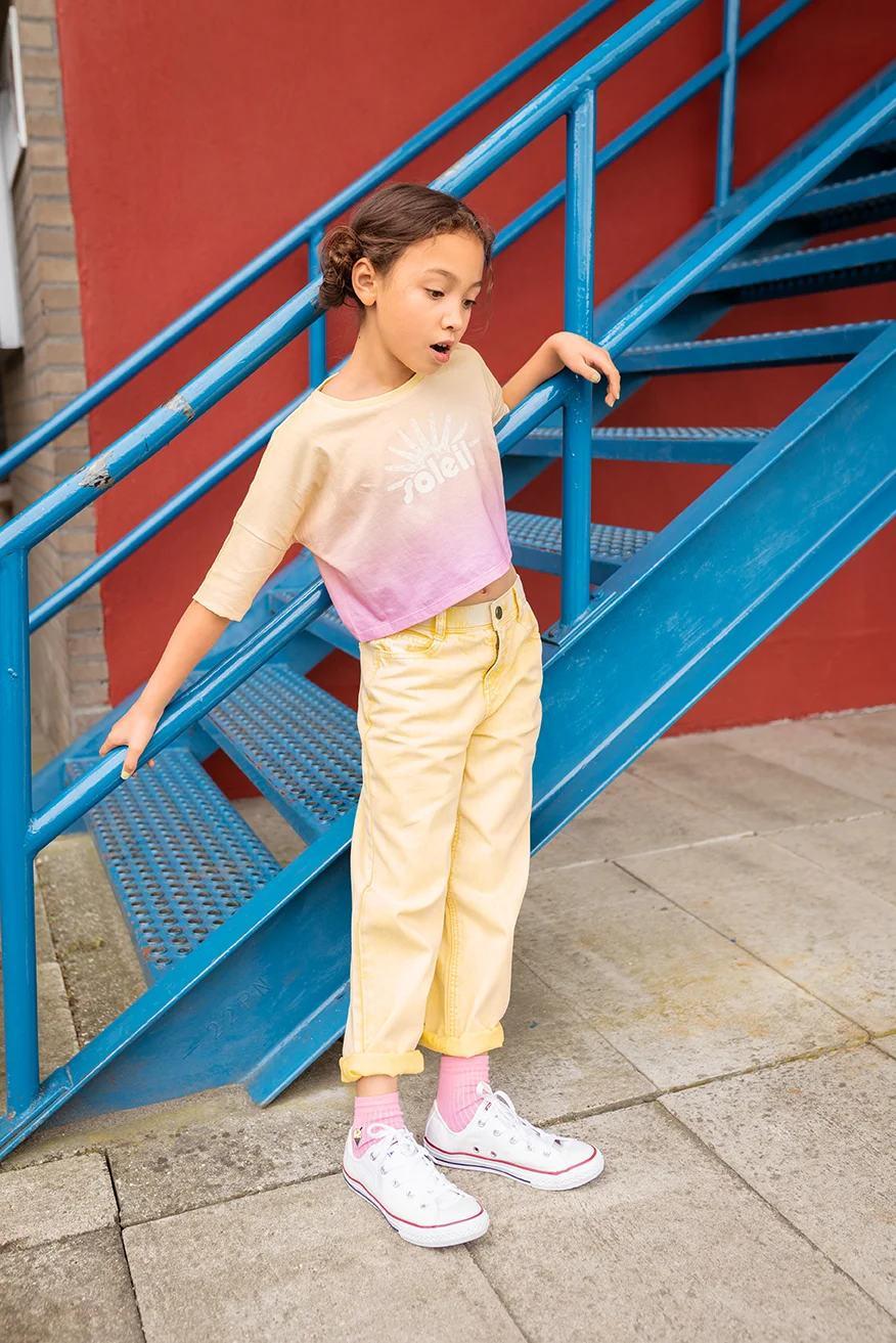 Sproet & Sprout | Denim pants pastel yellow