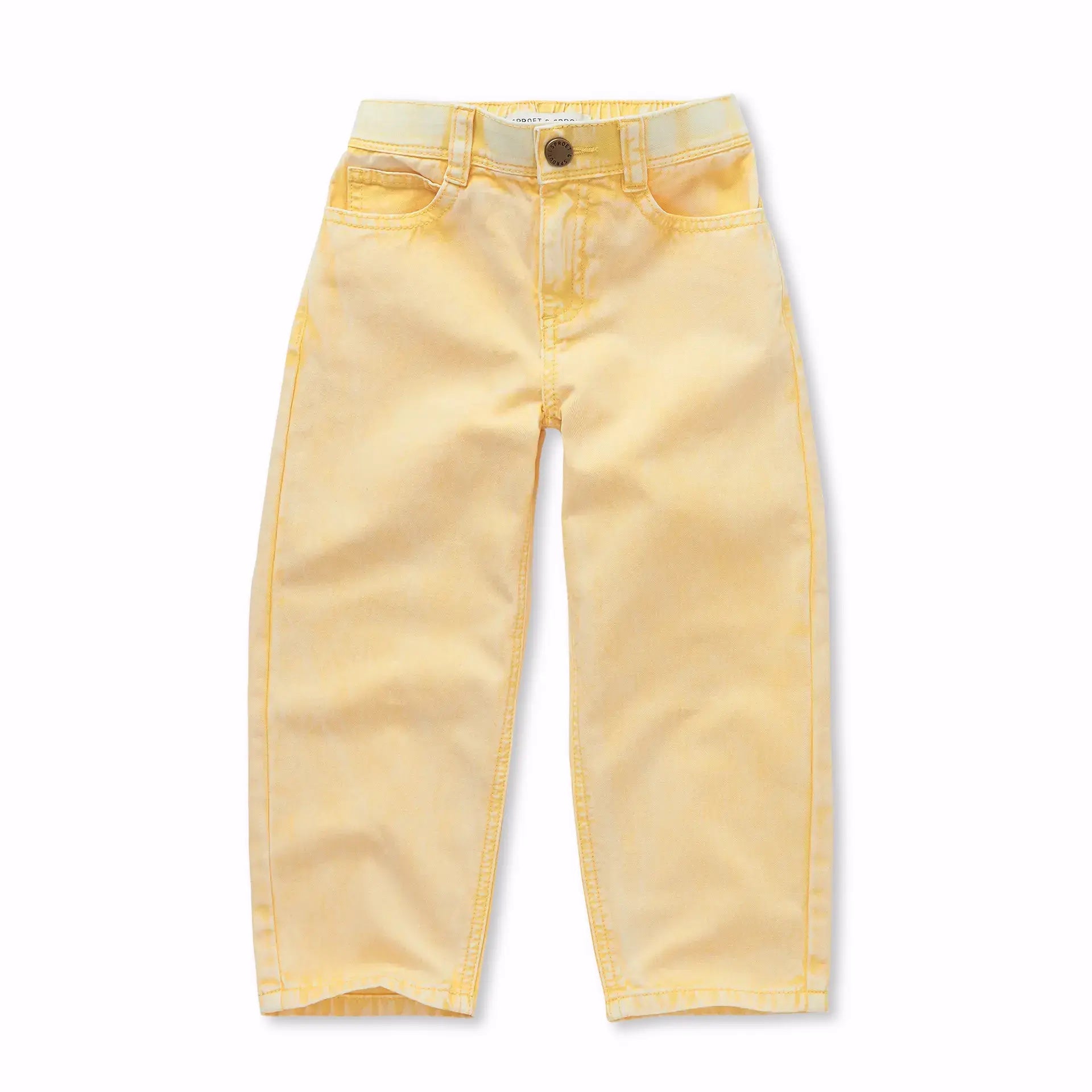 Sproet & Sprout | Denim pants pastel yellow