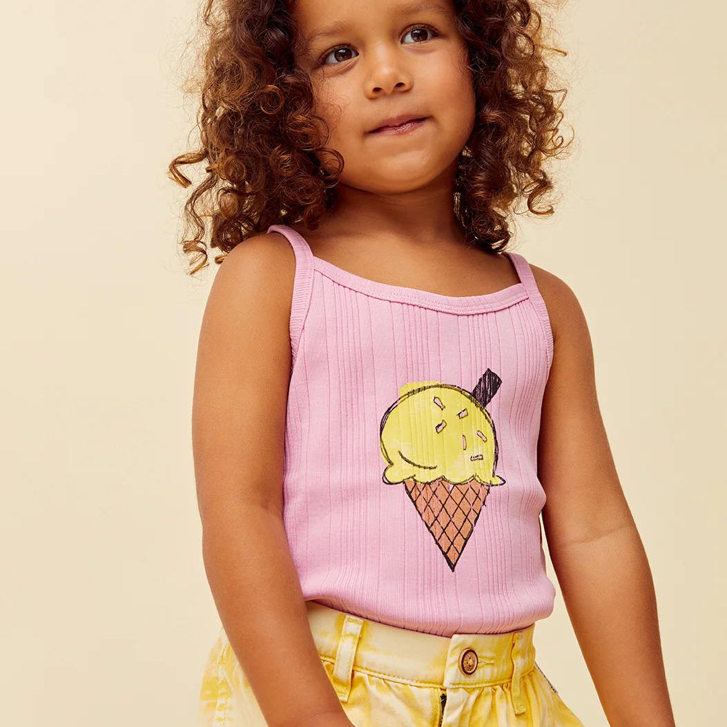 Sproet & Sprout | Girls spaghetti top ice cream