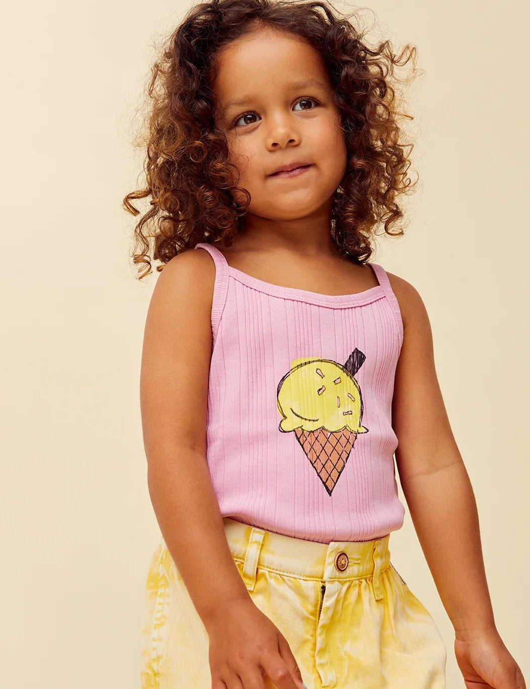 Sproet & Sprout | Girls spaghetti top ice cream