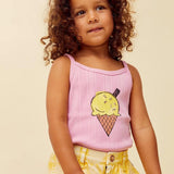 Sproet & Sprout | Girls spaghetti top ice cream