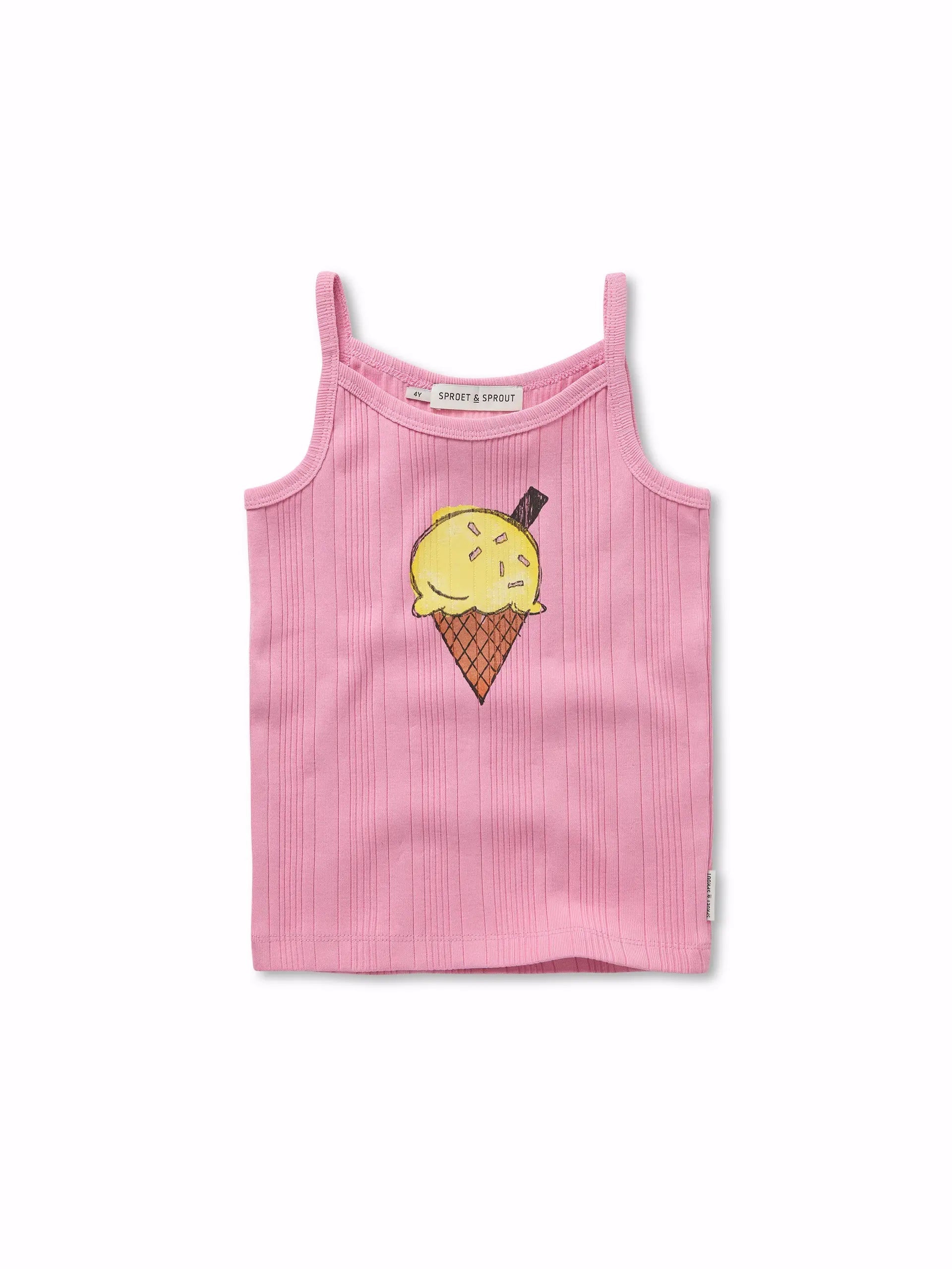Sproet & Sprout | Girls spaghetti top ice cream