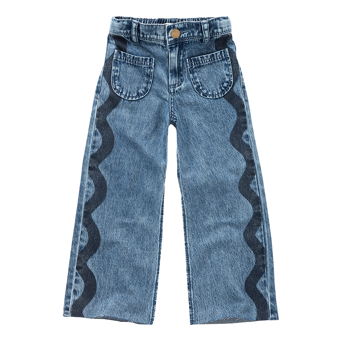 Sproet & Sprout | Girls straight denim | Blue denim