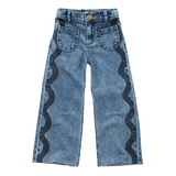 Sproet & Sprout | Girls straight denim | Blue denim