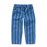 Sproet & Sprout | Straight denim pants stripes | Blue denim