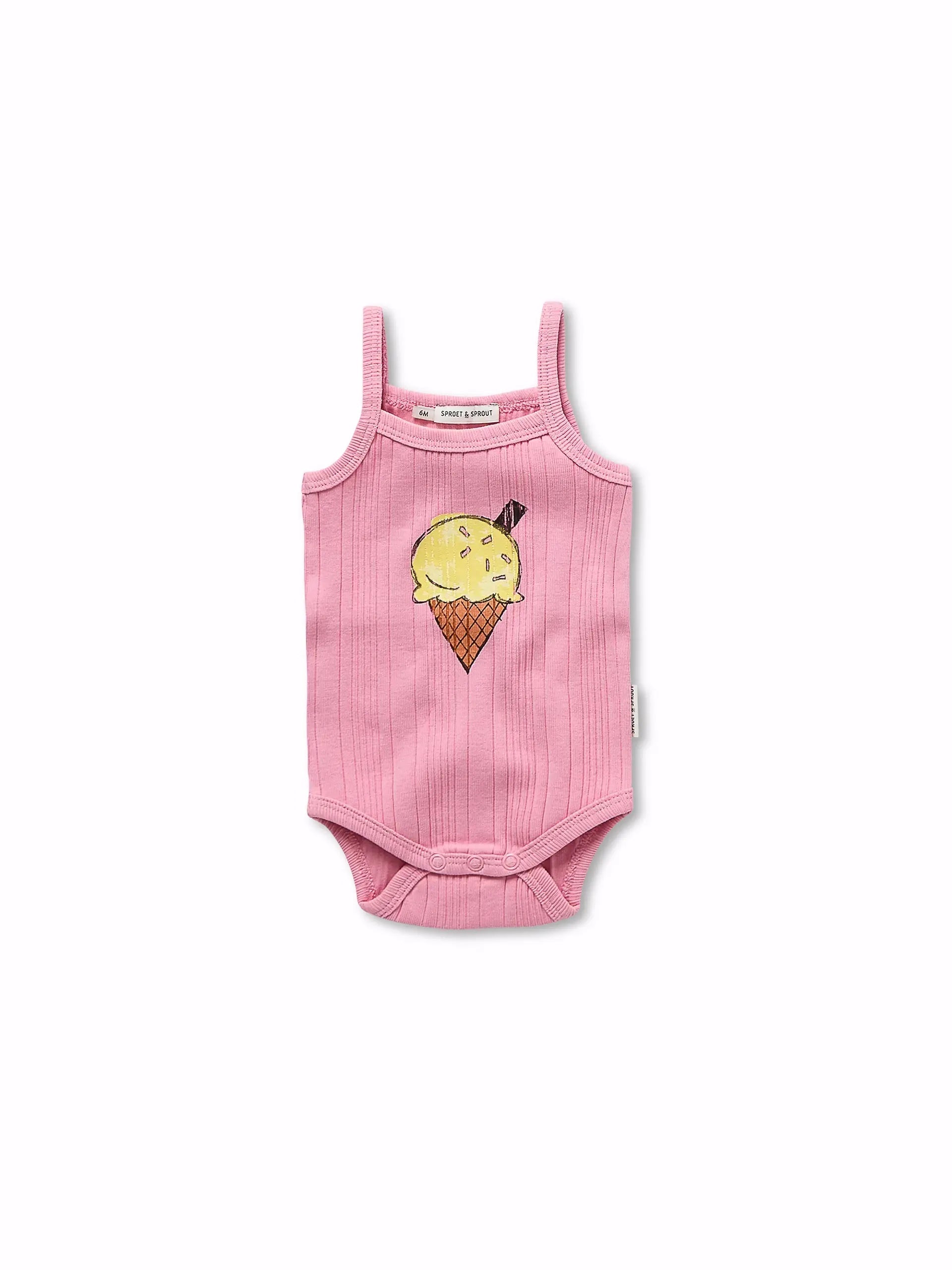 Sproet & Sprout | Strap romper ice cream
