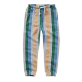 Sproet & Sprout | Sweatpants multicolour stripe | Grey melee
