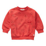 Sproet & Sprout | Sweatshirt Club Chaos print | Vivid red