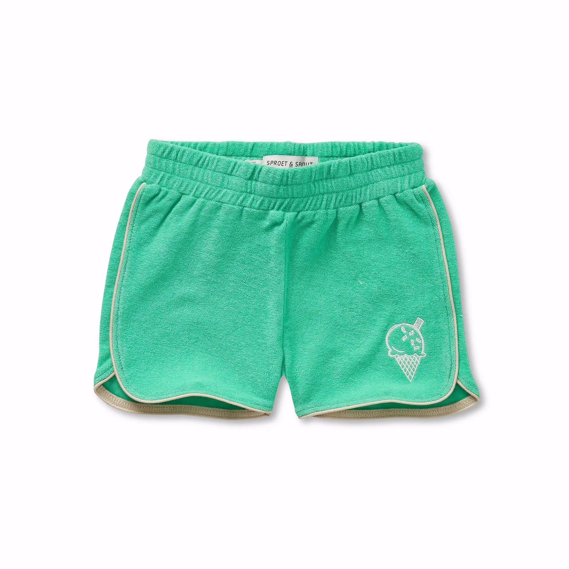 Sproet & Sprout |Terry sport shorts green