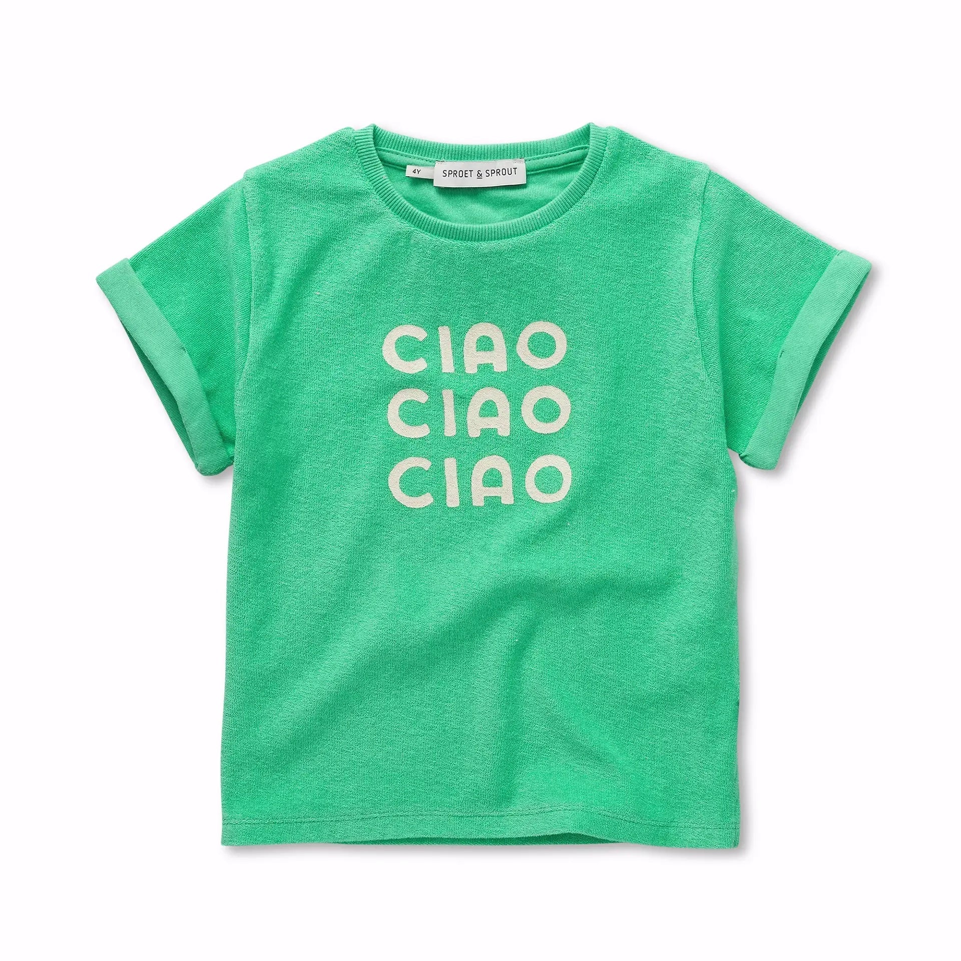 Sproet & Sprout |Terry t-shirt ciao