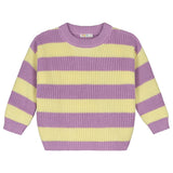 Yuki | Stripes knitted sweater | Ice cream