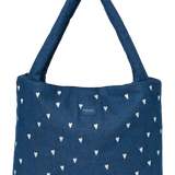 Studio Noos | Denim Mom Bag | Dark Blue White Hearts
