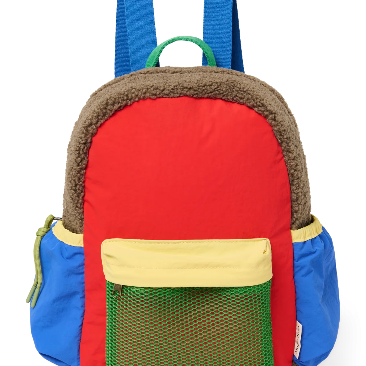 Studio Noos | Fiery Red Patchwork midi backpack