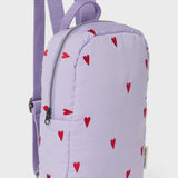 Studio Noos Puffy mini backpack hart paars