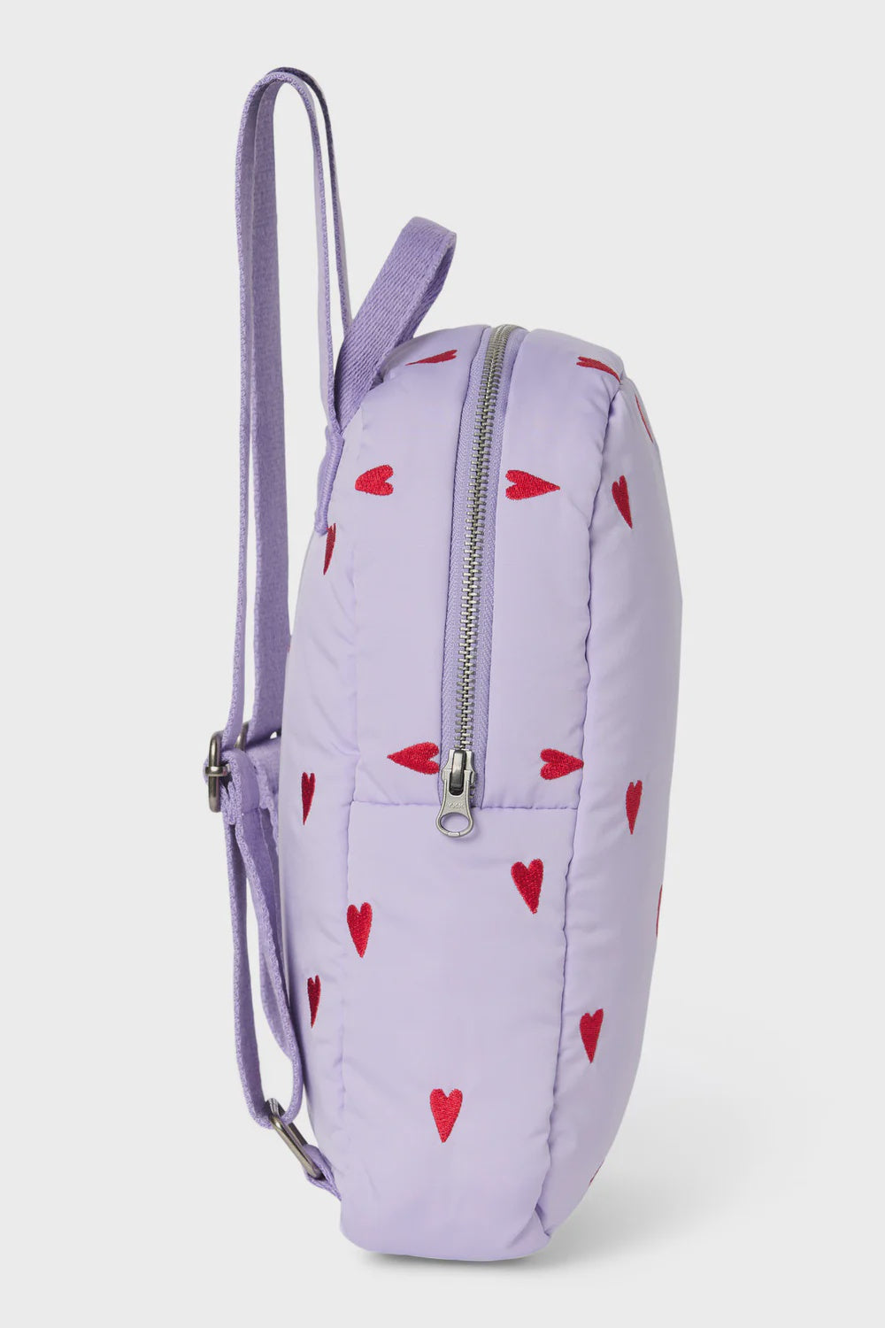 Studio Noos Puffy mini backpack hart paars