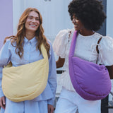 Studio Noos puffy cross body bag purple