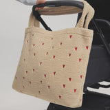 Studio Noos teddy mom bag hart rood