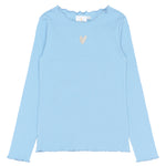 THE NEW | Rya l_s rib tee -forever blue