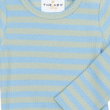 THE NEW SIBLINGS | Fro l_s rib body forever blue striped