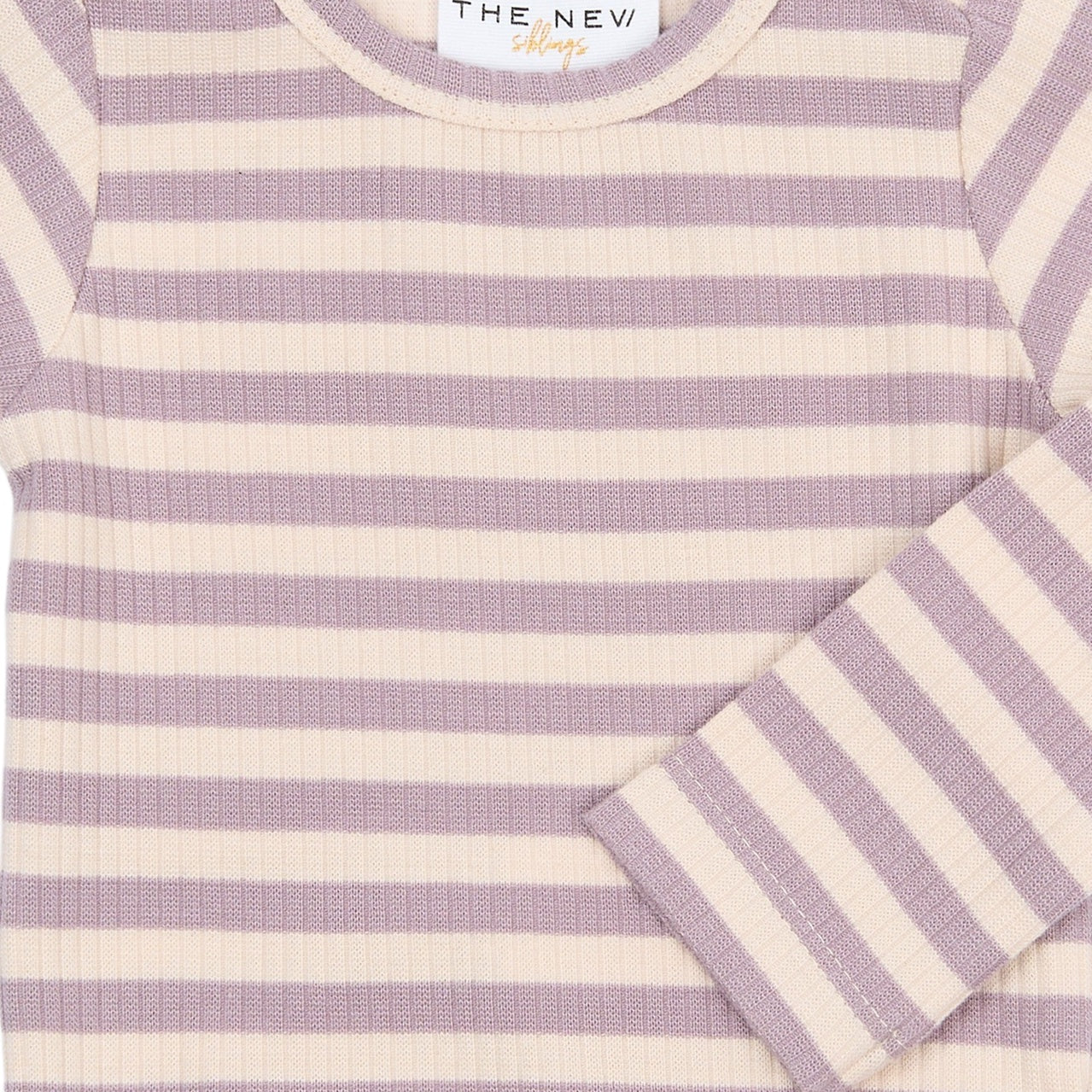 THE NEW SIBLINGS | Fro l_s rib body sea fog striped