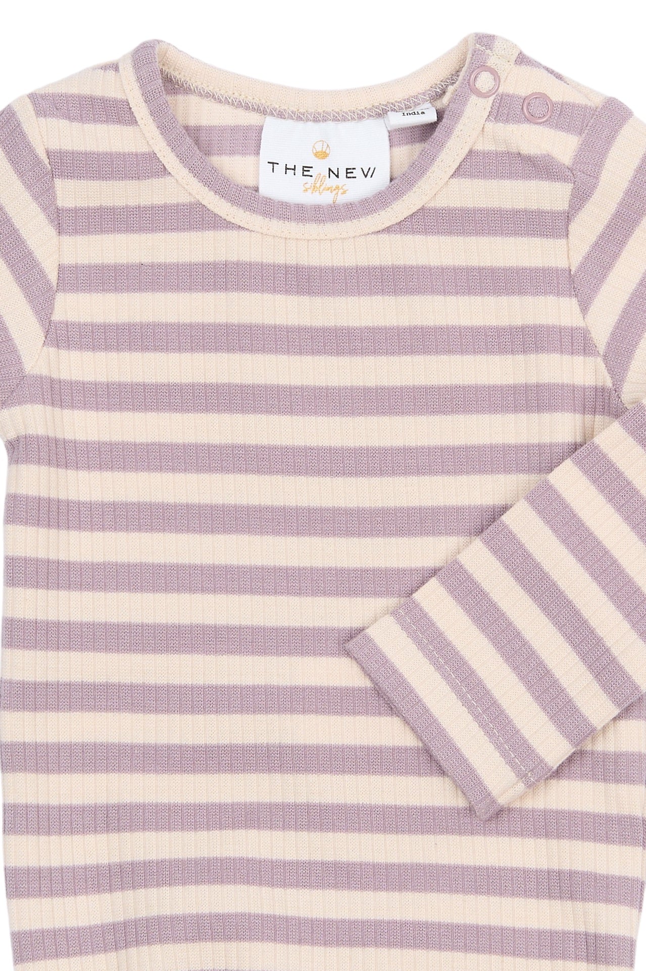 THE NEW SIBLINGS | Fro l_s rib body sea fog striped