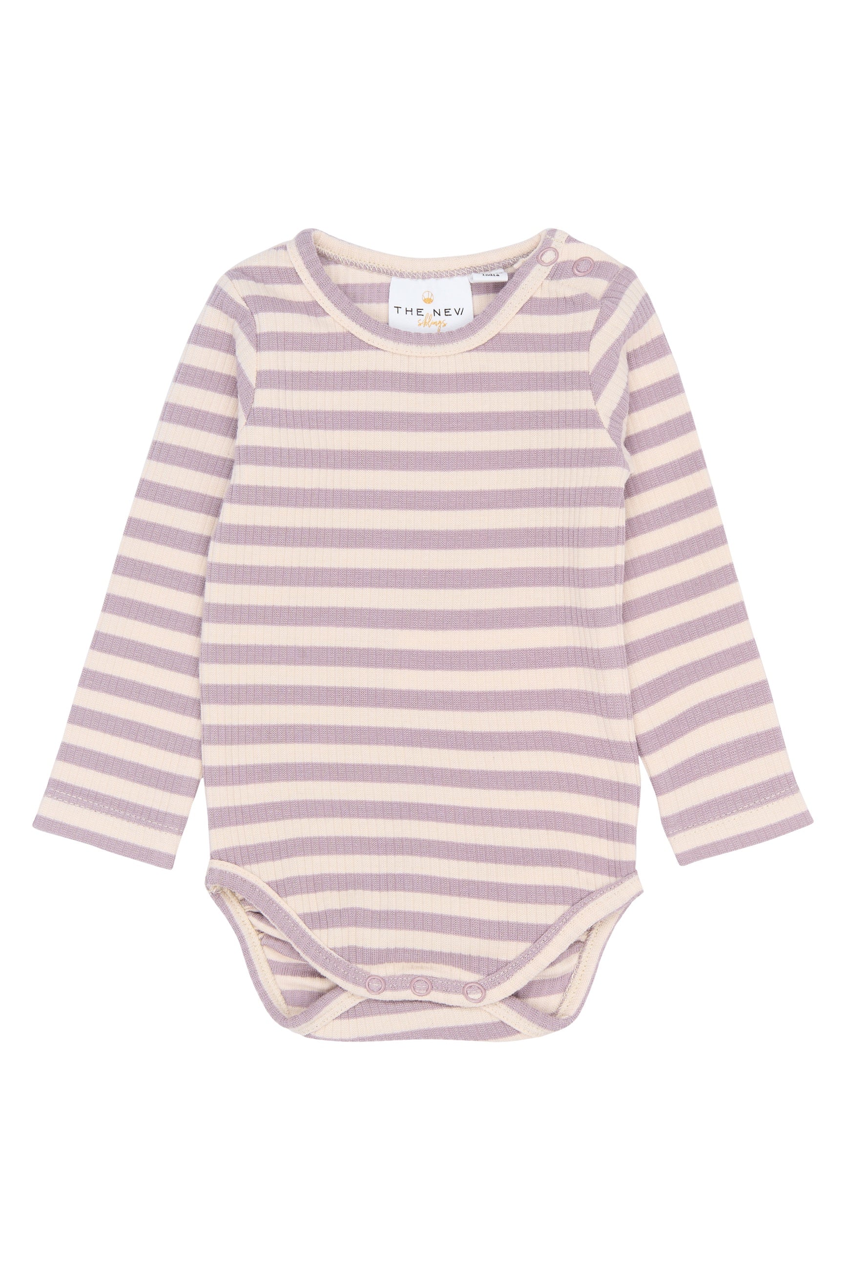 THE NEW SIBLINGS | Fro l_s rib body sea fog striped