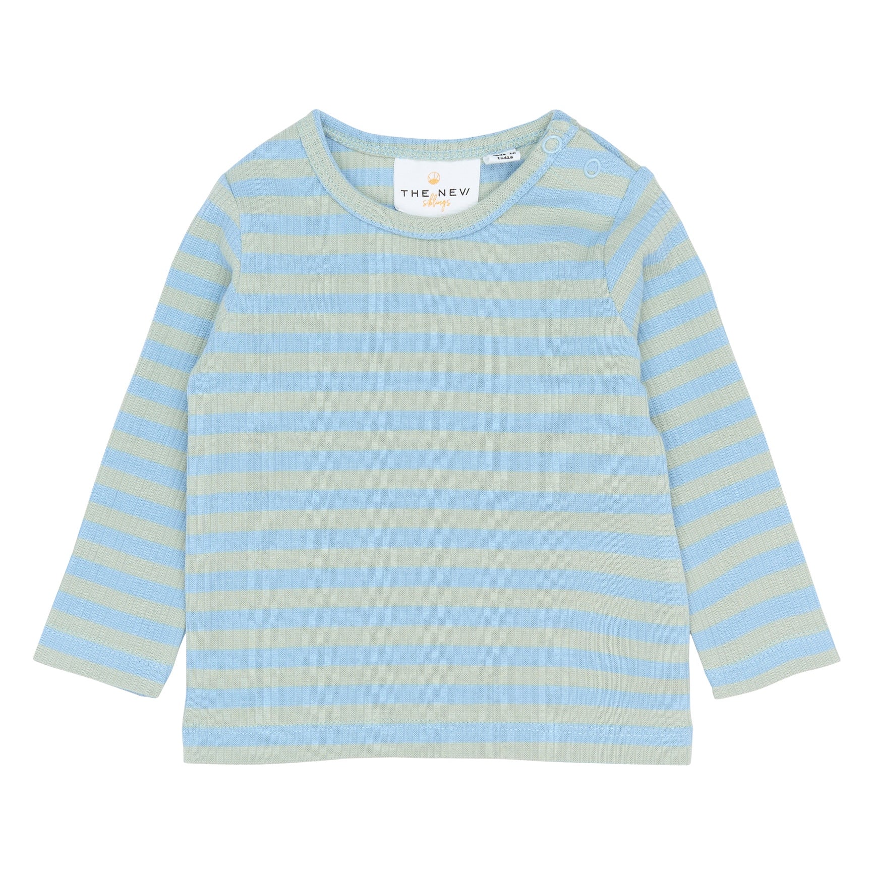 THE NEW SIBLINGS | Fro l_s rib tee forever blue striped