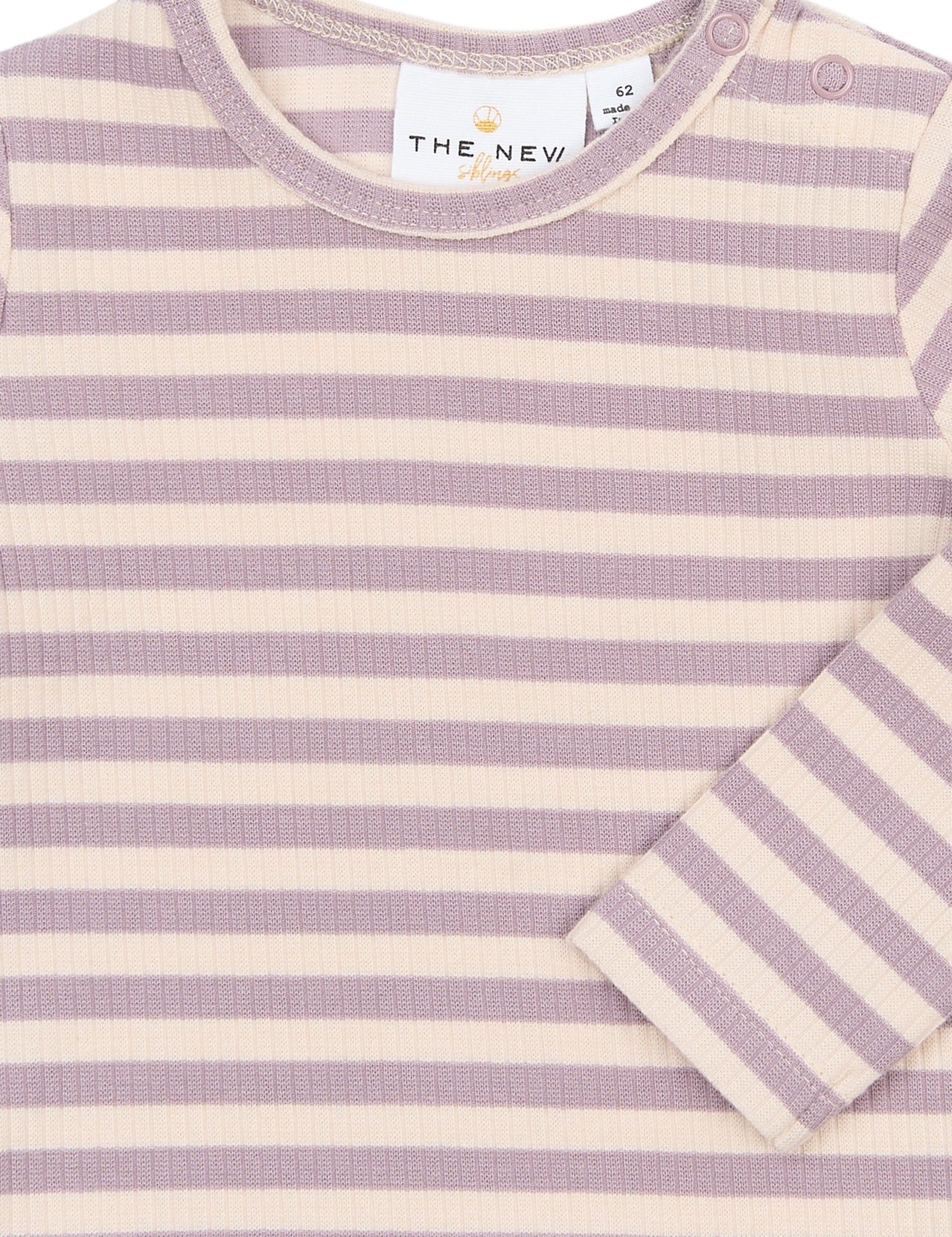 THE NEW SIBLINGS | Fro l_s rib tee sea fog striped