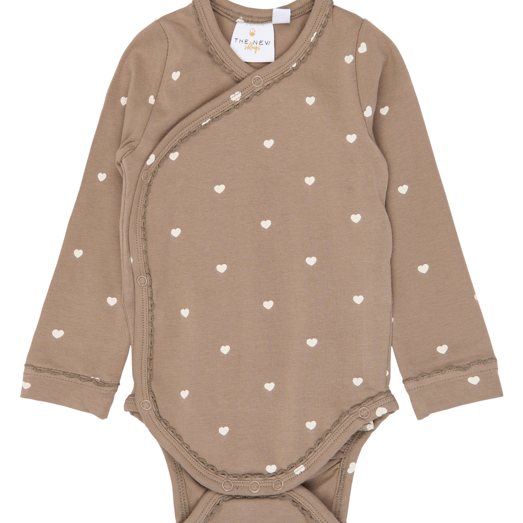 THE NEW SIBLINGS | Nova l_s wrap body | taupe gray
